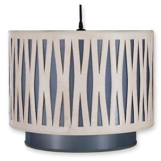 ΚΑΠΕΛΟ ΦΩΤΙΣΤΙΚΟΥ COW SKIN LASER Φ45x30 cm Des.455-BEIGE