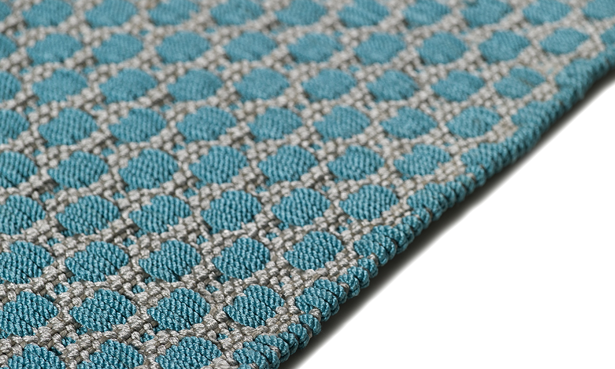 BOX OUTDOOR RUG GREY/AQUA BOX OUTDOOR RUG GREY/AQUA