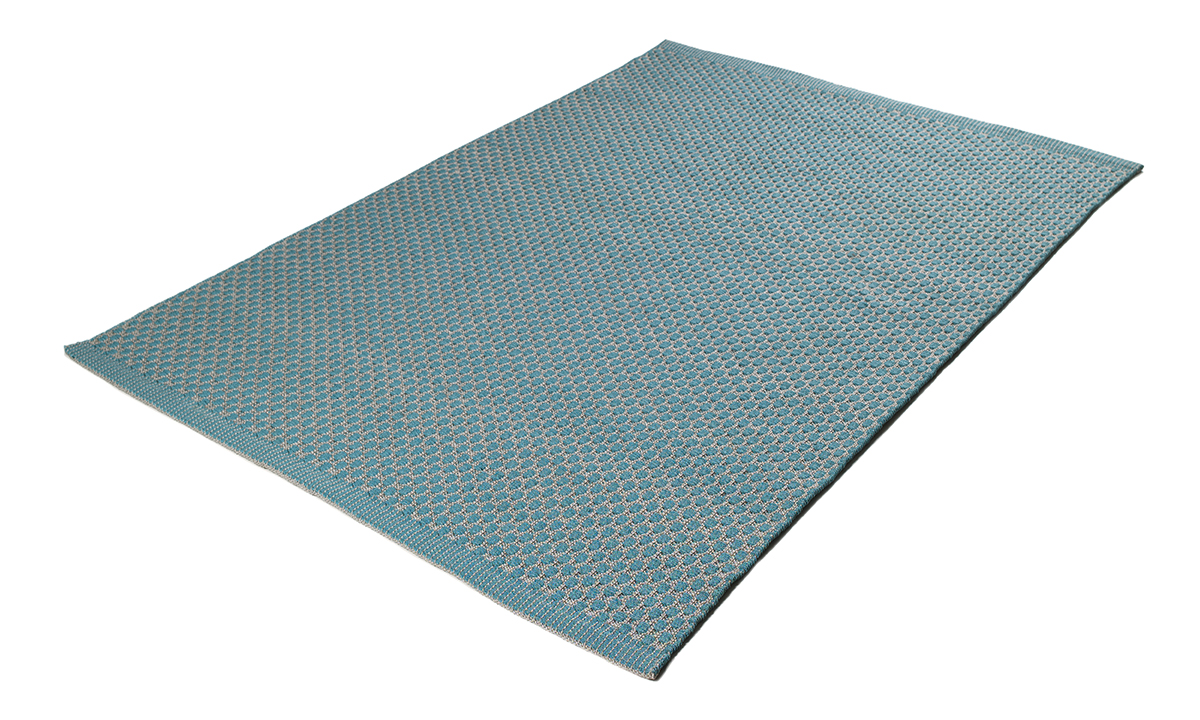 BOX OUTDOOR RUG GREY/AQUA BOX OUTDOOR RUG GREY/AQUA