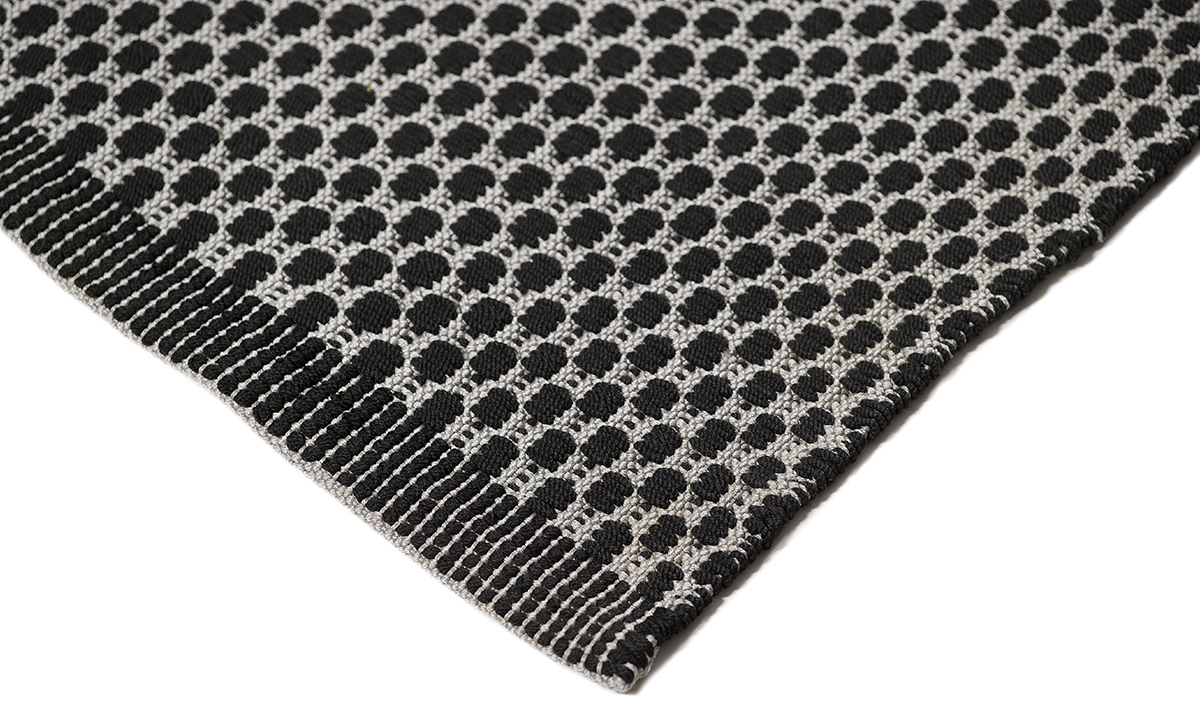 BOX OUTDOOR RUG GREY/BLACK BOX OUTDOOR RUG GREY/BLACK