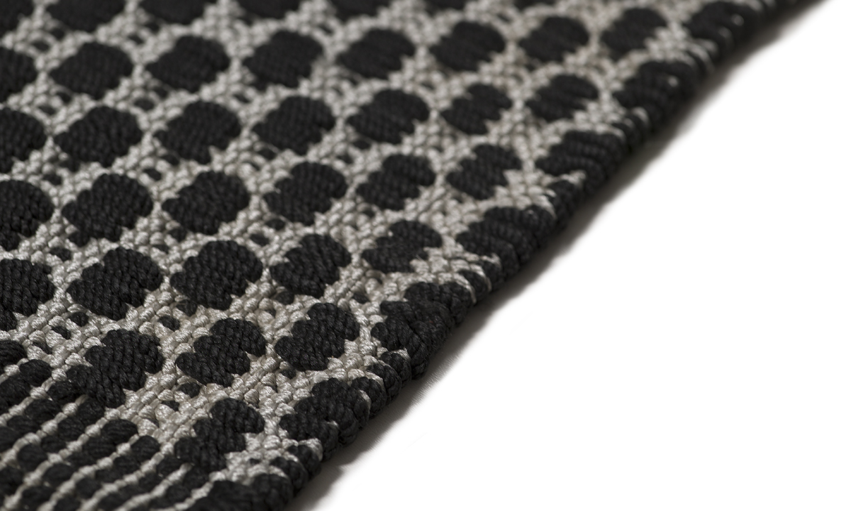 BOX OUTDOOR RUG GREY/BLACK BOX OUTDOOR RUG GREY/BLACK