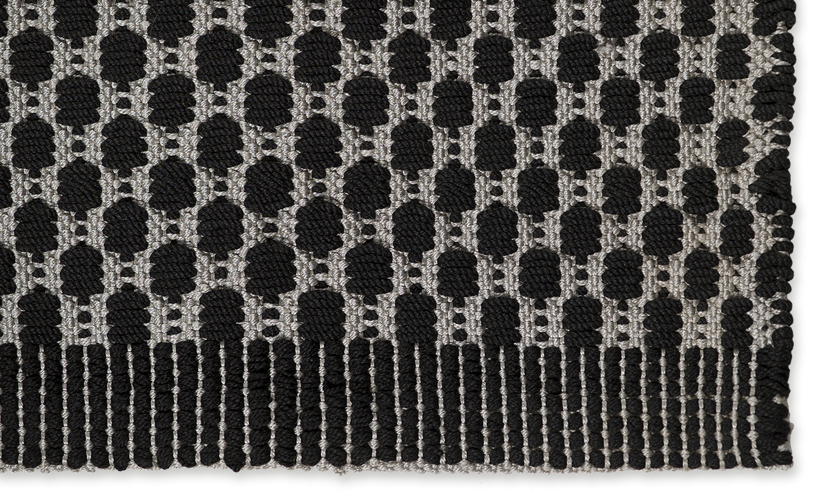 BOX OUTDOOR RUG GREY/BLACK BOX OUTDOOR RUG GREY/BLACK