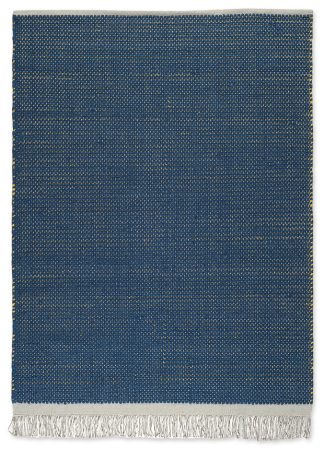 COMBO fringes ΧΕΙΡΟΠΟΙΗΤΟ ΥΦΑΝΤΟ ΧΑΛΙ 160x230 cm-BLUE-YELLOW