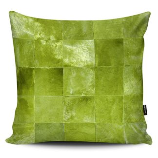 ΔΕΡΜΑΤΙΝΟ ΜΑΞΙΛΑΡΙ (κάλυμμα 1όψης) (10) 40x40 cm-GREEN