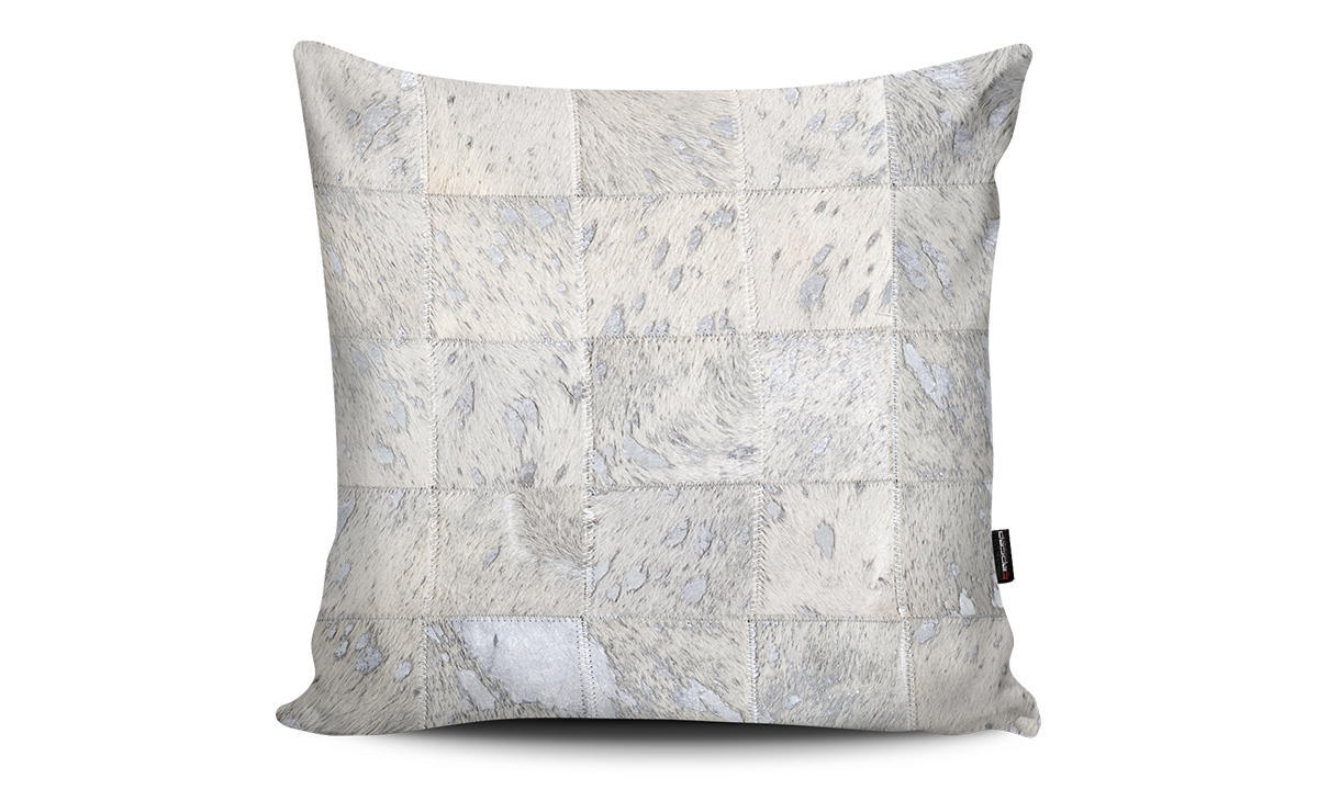 ΔΕΡΜΑΤΙΝΟ ΜΑΞΙΛΑΡΙ (κάλυμμα 1όψης) (10) 50x50 cm WHITE/SILVER ΔΕΡΜΑΤΙΝΟ ΜΑΞΙΛΑΡΙ (κάλυμμα 1όψης) (10) 50x50 cm WHITE/SILVER