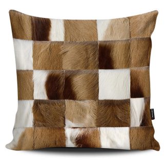 ΜΑΞΙΛΑΡΙ GAZELLE SKIN (κάλυμμα 1όψης) (10) 40x40 cm NATURAL