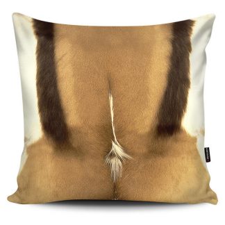 ΜΑΞΙΛΑΡΙ GAZELLE SKIN (κάλυμμα 1όψης) (40) NATURAL 40x40 cm