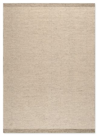 HERRINGBONE SQUARE ΜΑΛΛΙΝΟ ΚΙΛΙΜΙ NATURAL