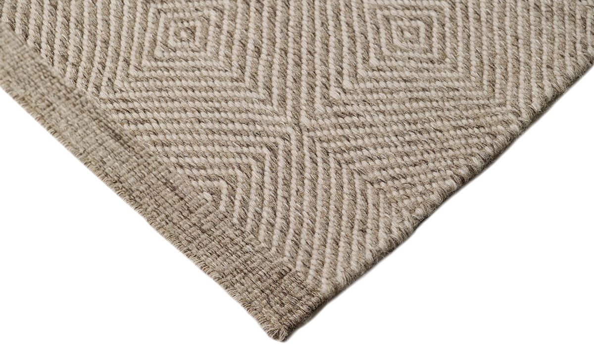 HERRINGBONE SQUARE ΜΑΛΛΙΝΟ ΚΙΛΙΜΙ NATURAL HERRINGBONE SQUARE ΜΑΛΛΙΝΟ ΚΙΛΙΜΙ NATURAL