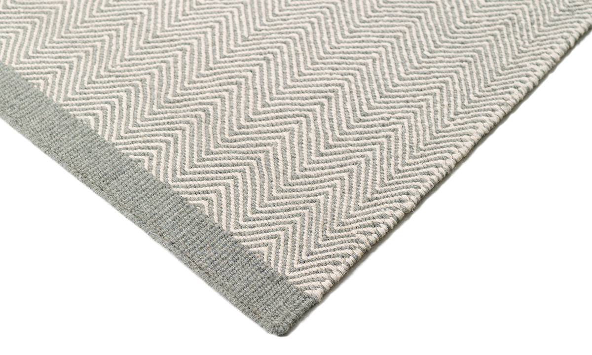 HERRINGBONE ΜΑΛΛΙΝΟ ΚΙΛΙΜΙ GREY/WHITE HERRINGBONE ΜΑΛΛΙΝΟ ΚΙΛΙΜΙ GREY/WHITE