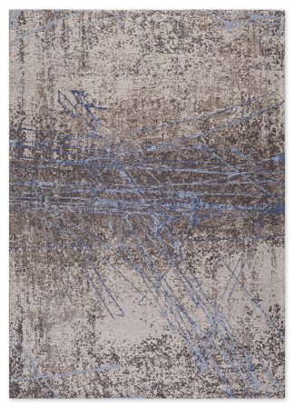 JACQUARD POLYESTER RUG 160x230 cm MOD-007B BLUE