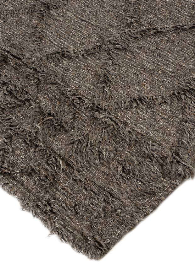MARRAKESH ΧΕΙΡΟΠΟΙΗΤΟ ΜΑΛΛΙΝΟ 170x240 cm GREY/BROWN MARRAKESH ΧΕΙΡΟΠΟΙΗΤΟ ΜΑΛΛΙΝΟ 170x240 cm GREY/BROWN