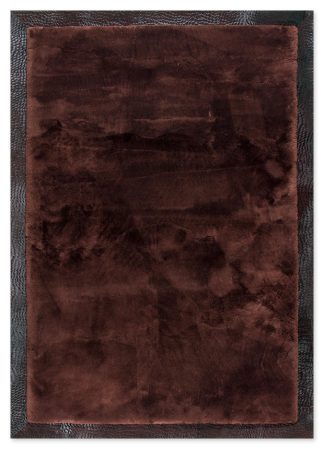 ΧΑΛΙ ΔΕΡΜΑ & ΓΟΥΝΑ 170x240 cm 012 BROWN (Rivoli border)