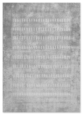 SMOOTH CARVED RUG 200x300 cm-SILVER