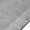 SMOOTH CARVED RUG 200x300 cm-SILVER