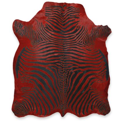 ΔΕΡΜΑ ΑΓΕΛΑΔΑΣ (βαμμένο) ±200x220 cm ZEBRA RED
