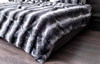 REX RABBIT BED COVER CHINCHILLA 210x220 cm