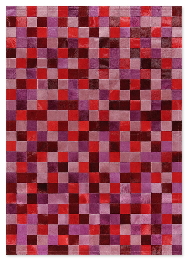 SKIN RUG (10) MULTY PINK/FUXIA/RED SKIN RUG (10) MULTY PINK/FUXIA/RED
