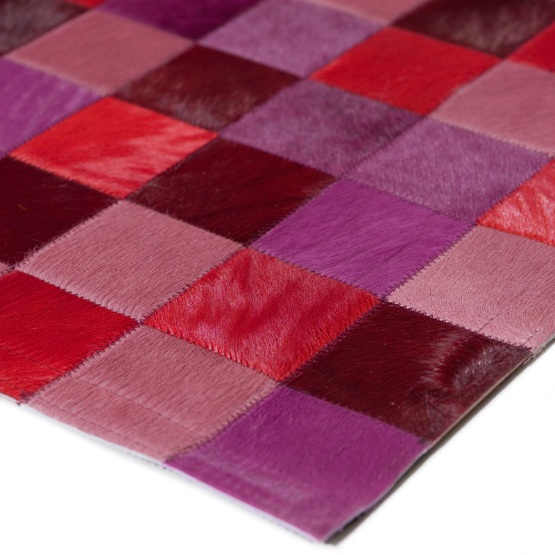 SKIN RUG (10) MULTY PINK/FUXIA/RED SKIN RUG (10) MULTY PINK/FUXIA/RED