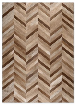 ΔΕΡΜΑΤΙΝΟ ΧΑΛΙ ARROWS 180x240 cm-NATURAL